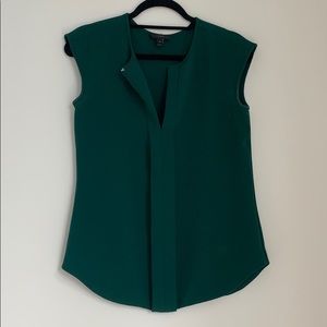 Green J Crew Blouse